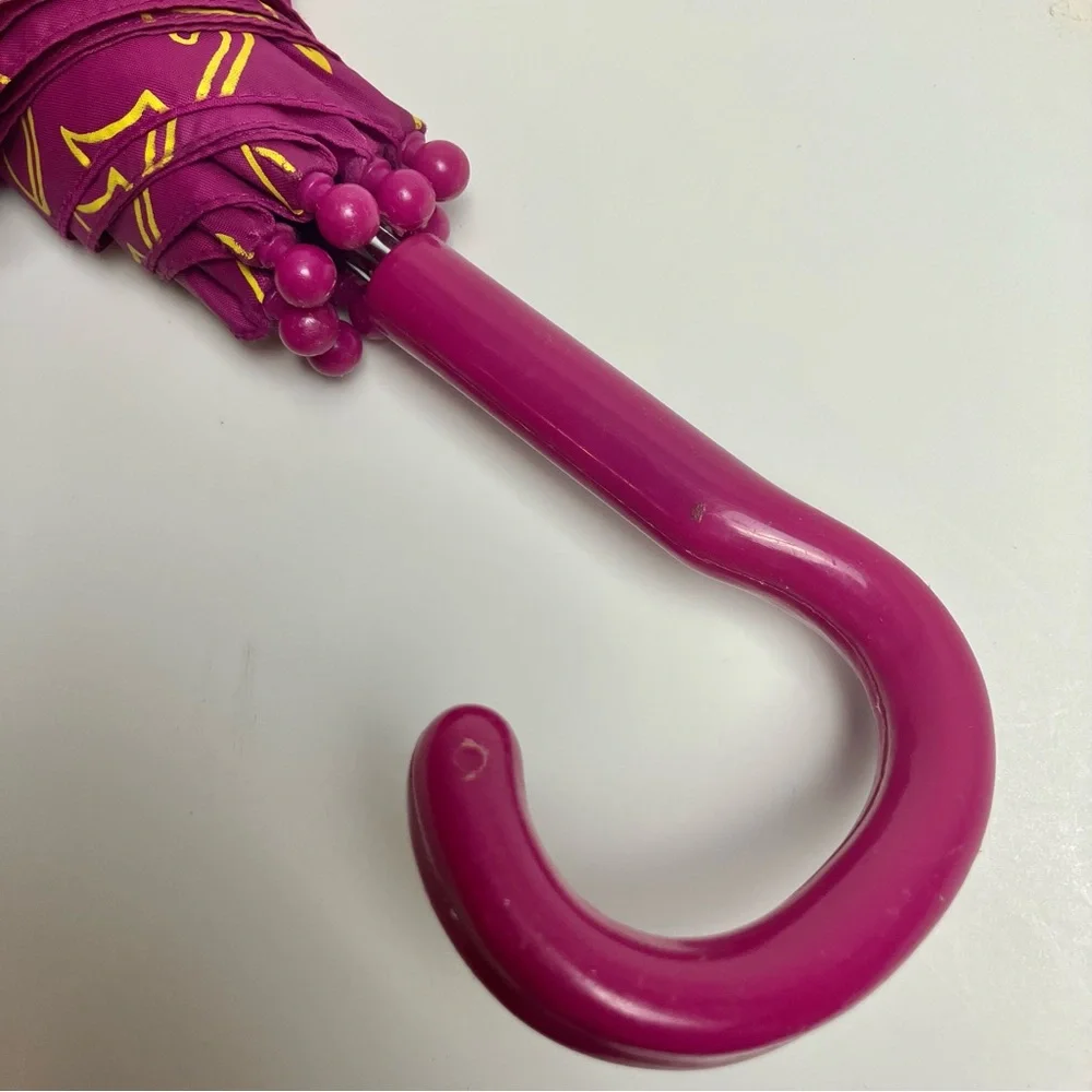 90s Vintage Rugrats Kids Umbrella 1998 Viacom Pink Parapluie Les Razmoket - Picture 7 of 17